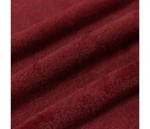 Pledu Segas 6 Pcs Bordo Sarkans 150 X 200 Cm Flīss Vidaxl