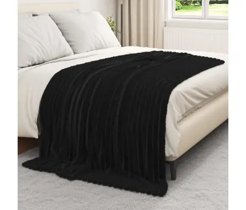 Apklotas Juoda 200 X 150 Cm Flysas