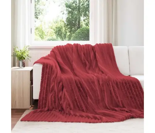 Pleedi Pleed Bordeaux Punane 270 X 240 Cm Fliis