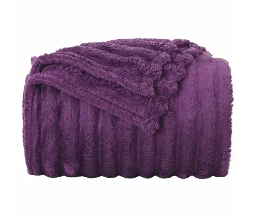 Pleds Violeta 240 X 220 Cm Flīss Vidaxl