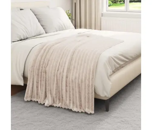 Pledu Segas 6 Pcs Bēša 150 X 130 Cm Flīss Vidaxl