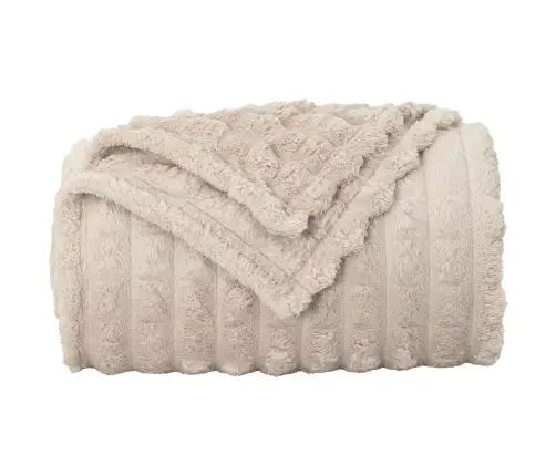 Pledu Segas 6 Pcs Bēša 150 X 130 Cm Flīss Vidaxl