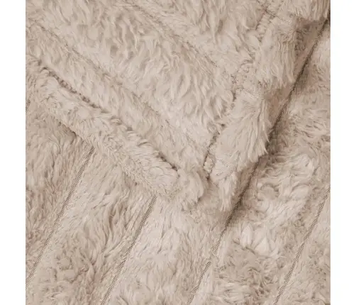 Pledu Segas 6 Pcs Bēša 240 X 220 Cm Flīss Vidaxl