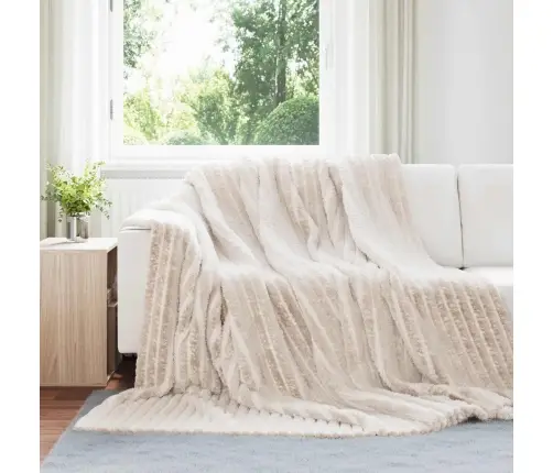 Pledu Segas 6 Pcs Bēša 240 X 220 Cm Flīss Vidaxl