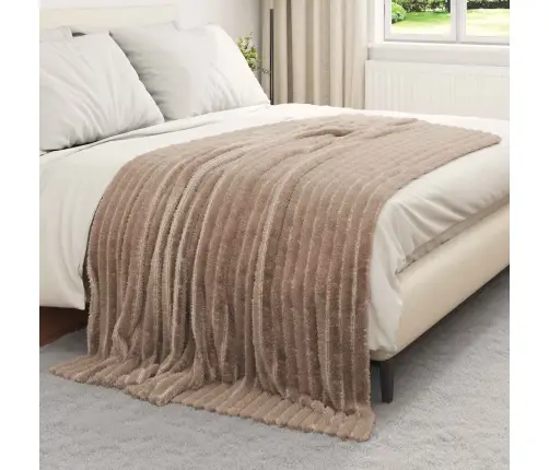 Viskab Tekid 6 Pcs Kamel 200 X 150 Cm Fliis