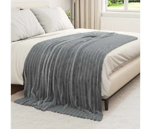 Mesti Antklodės 6 Pcs Tamsiai Pilka 200 X 150 Cm Flysas