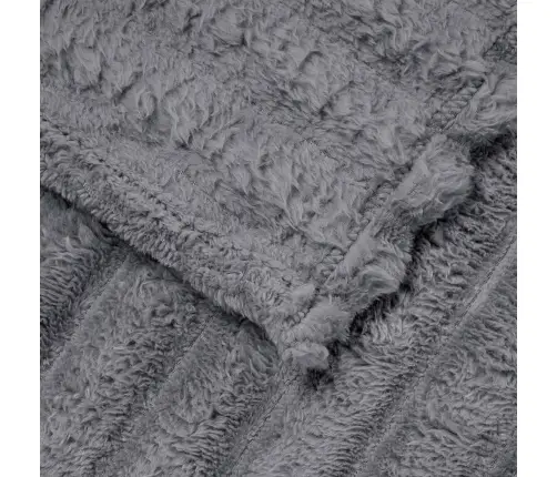 Pledu Segas 6 Pcs Tumši Pelēks 270 X 240 Cm Flīss Vidaxl