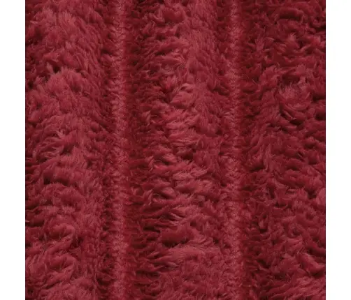 Pledu Segas 6 Pcs Bordo Sarkans 200 X 150 Cm Flīss Vidaxl