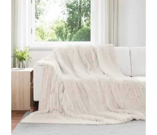 Mesti Antklodės 6 Pcs Kreminė 270 X 240 Cm Flysas