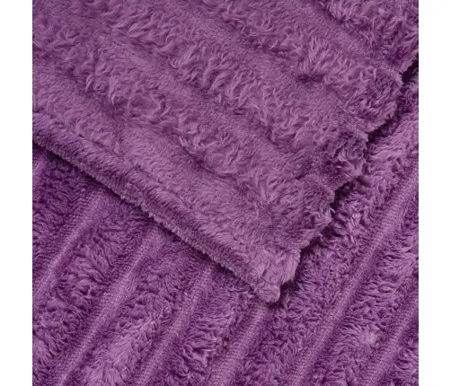 Pledu Segas 6 Pcs Violeta 240 X 220 Cm Flīss Vidaxl