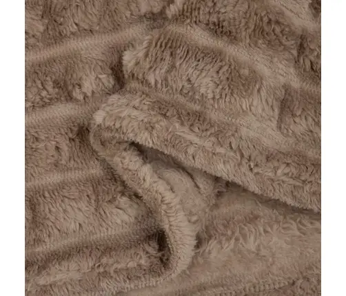 Pleds Kamieļu Krāsa 240 X 220 Cm Flīss Vidaxl