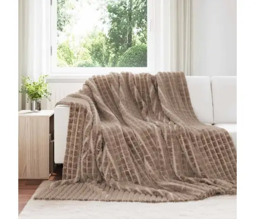 Pleds Kamieļu Krāsa 270 X 240 Cm Flīss Vidaxl