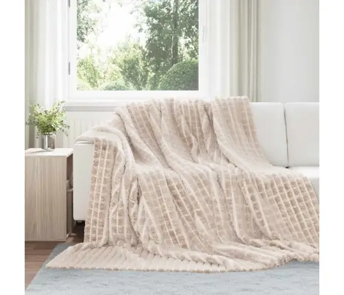 Viskab Tekid 6 Pcs Beež 240 X 220 Cm Fliis