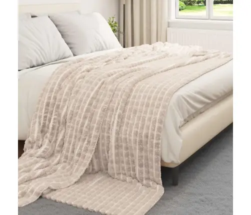 Pledu Segas 6 Pcs Bēša 270 X 240 Cm Flīss Vidaxl