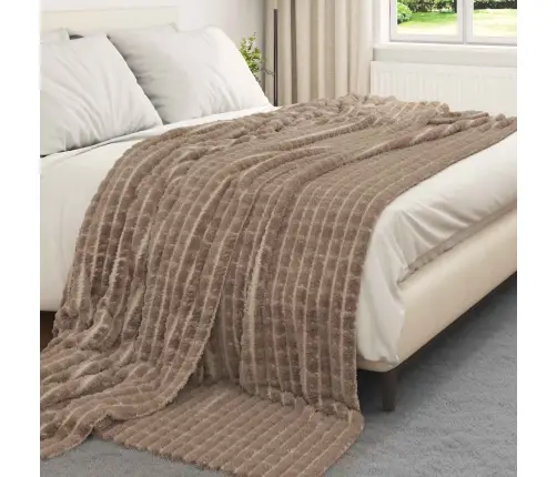 Pledu Segas 6 Pcs Kamieļu Krāsa 240 X 220 Cm Flīss Vidaxl