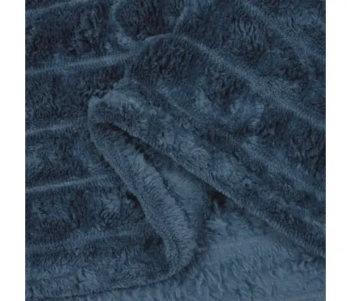 Pledu Segas 6 Pcs Tums Zils 240 X 220 Cm Flīss Vidaxl