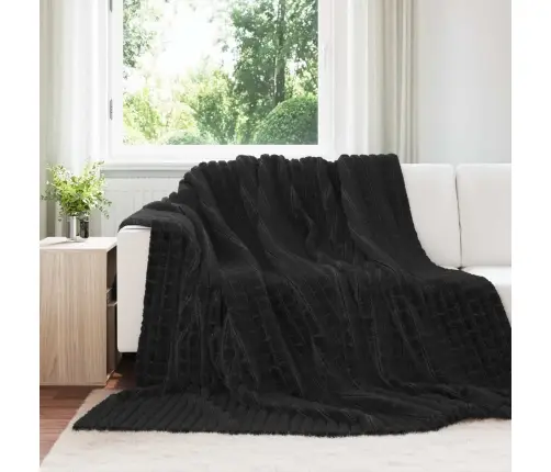 Viskab Tekid 6 Pcs Must 270 X 240 Cm Fliis