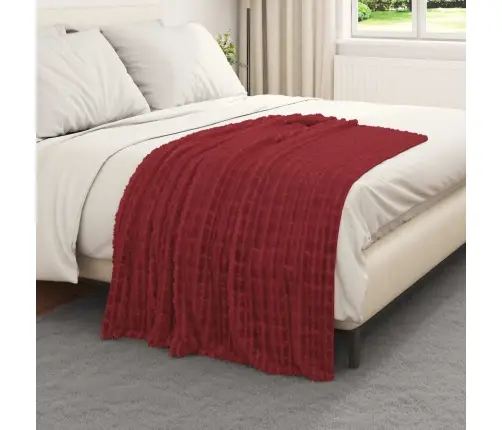 Mesti Antklodės 6 Pcs Bordo Raudona 150 X 130 Cm Flysas
