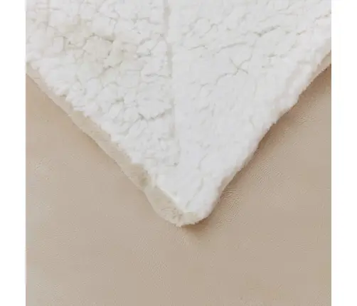 Pleds Bēša 130 X 150 Cm Flīss Vidaxl