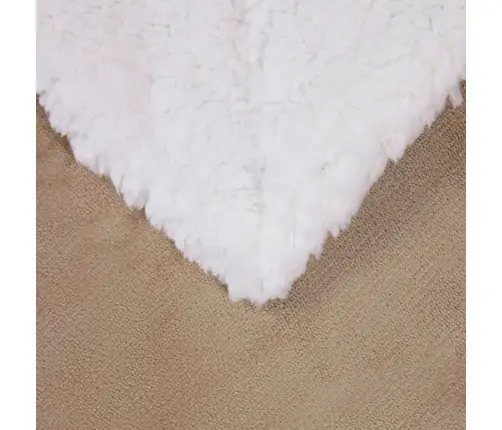 Pleds Kamieļu Krāsa 240 X 270 Cm Flīss Vidaxl