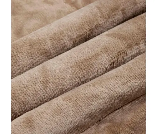 Pleds Kamieļu Krāsa 240 X 270 Cm Flīss Vidaxl