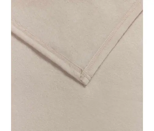 Pleds Bēša 170 X 130 Cm Flīss Vidaxl