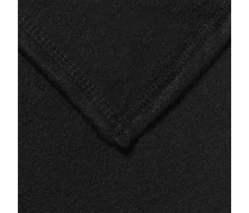 Pledu Segas 6 Pcs Melna 170 X 130 Cm Flīss Vidaxl