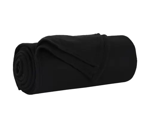 Pledu Segas 6 Pcs Melna 170 X 130 Cm Flīss Vidaxl