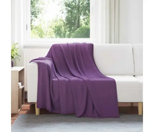 Pledu Segas 6 Pcs Violeta 200 X 150 Cm Flīss Vidaxl