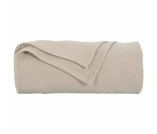 Pledu Segas 24 Pcs Bēša 170 X 130 Cm Flīss Vidaxl