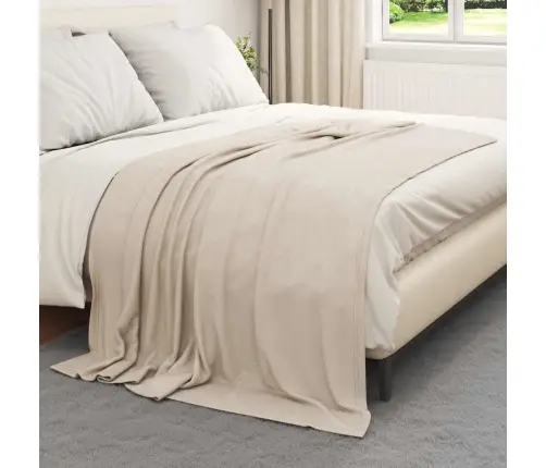 Viskab Tekid 24 Pcs Beež 200 X 150 Cm Fliis