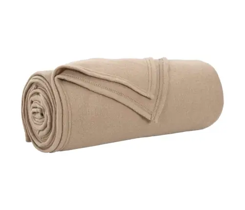 Pledu Segas 24 Pcs Kamieļu Krāsa 240 X 220 Cm Flīss Vidaxl