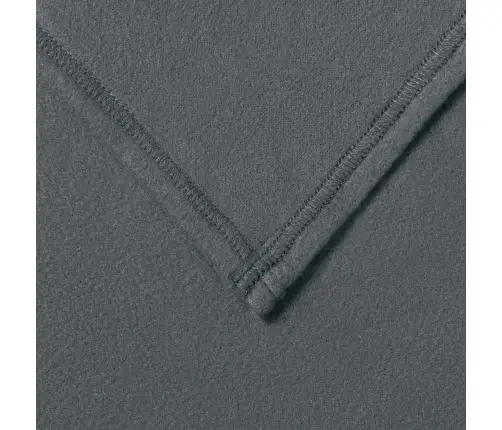 Pledu Segas 24 Pcs Tumši Pelēks 170 X 130 Cm Flīss Vidaxl