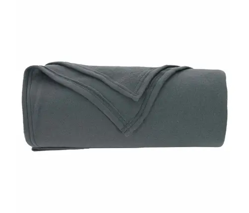 Pledu Segas 24 Pcs Tumši Pelēks 200 X 150 Cm Flīss Vidaxl