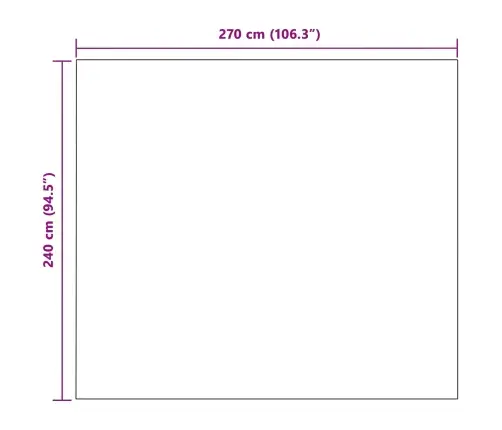 Pledu Segas 24 Pcs Tumši Pelēks 270 X 240 Cm Flīss Vidaxl