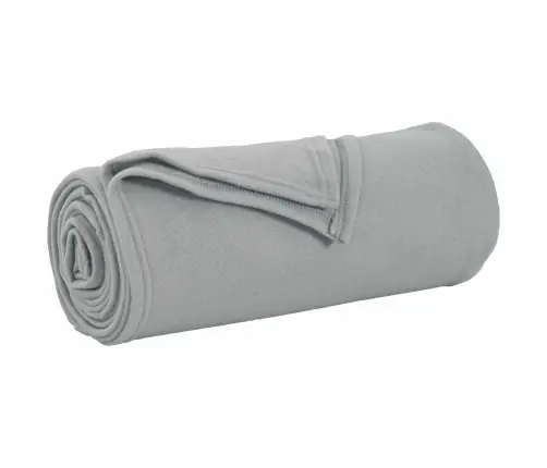 Pledu Segas 24 Pcs Pelēka 170 X 130 Cm Flīss Vidaxl