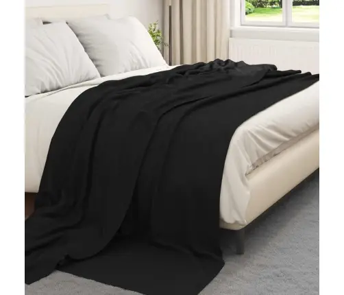 Mesti Antklodės 24 Pcs Juoda 270 X 240 Cm Flysas