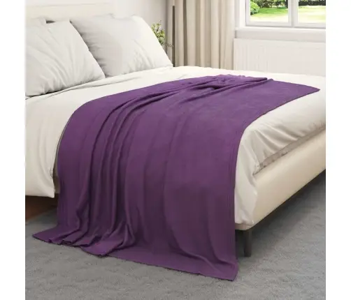 Mesti Antklodės 24 Pcs Violetinė 200 X 150 Cm Flysas