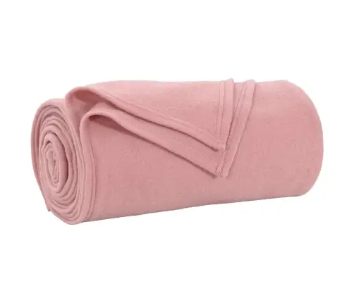 Pledu Segas 24 Pcs Rozā 240 X 220 Cm Flīss Vidaxl