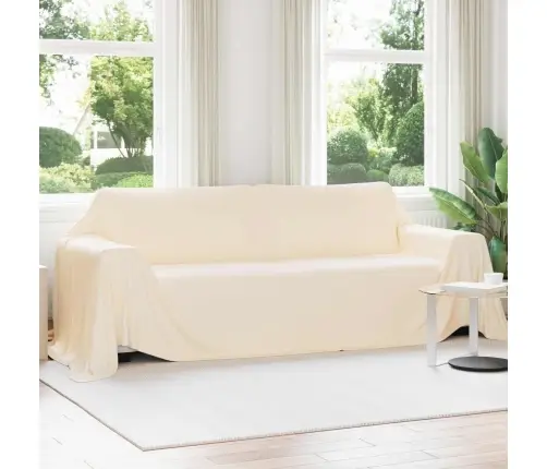 Mesti Antklodės 6 Pcs Kreminė 350 X 270 Cm Flysas