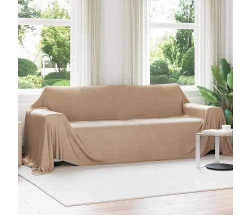 Pledu Segas 6 Pcs Kamieļu Krāsa 350 X 270 Cm Flīss Vidaxl