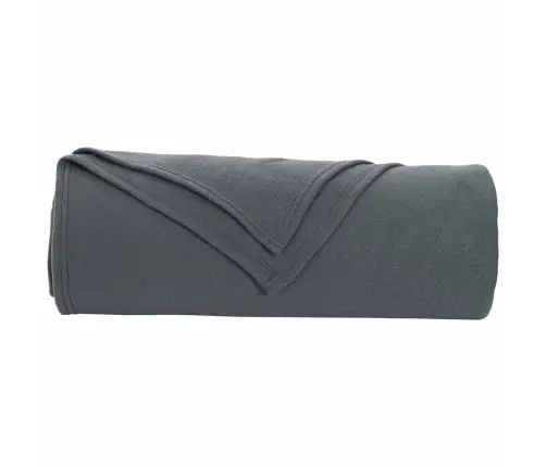 Pledu Segas 6 Pcs Tumši Pelēks 280 X 210 Cm Flīss Vidaxl