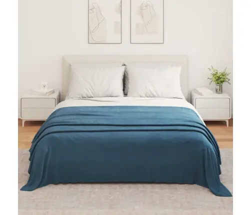 Mesti Antklodės 6 Pcs Jūrinė Mėlyna 350 X 270 Cm Flysas