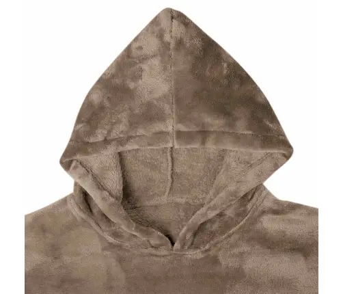 Segas Džemperis Ar Kapuci Kamieļu Krāsa S Flanelis Vidaxl