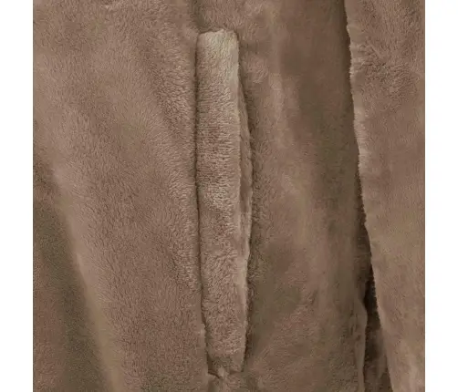 Segas Džemperis Ar Kapuci Kamieļu Krāsa L Flanelis Vidaxl