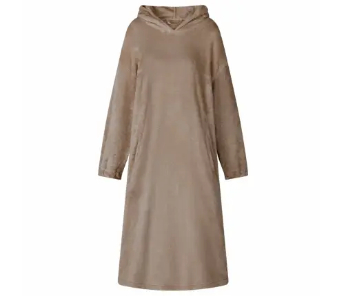 Segas Džemperis Ar Kapuci Kamieļu Krāsa L Flanelis Vidaxl