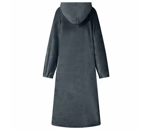 Segas Džemperis Ar Kapuci Tums Zils L Flanelis Vidaxl