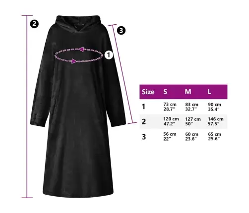 Tekk-Pusa Must M Flanell