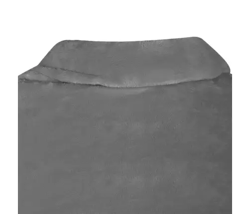 Segas Džemperis Ar Kapuci Tumši Pelēks Flanelis Vidaxl