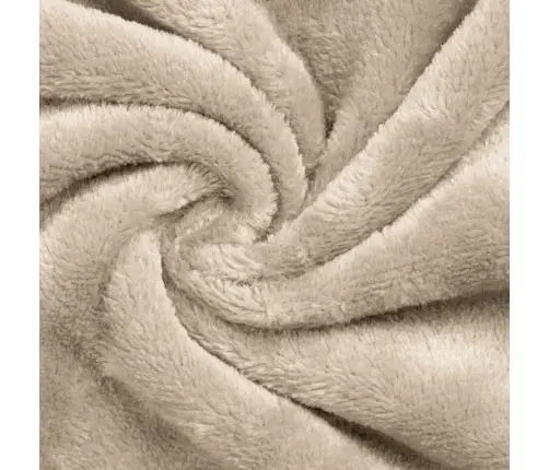 Antklodė-Džemperis Su Gobtuvu Smėlio M Pūkelis Ir Flanelė